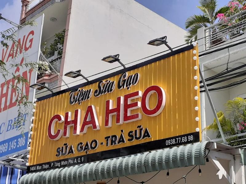 Bảng hiệu tole sóng