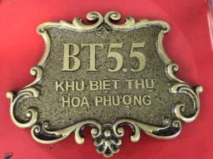 Làm biển số nhà