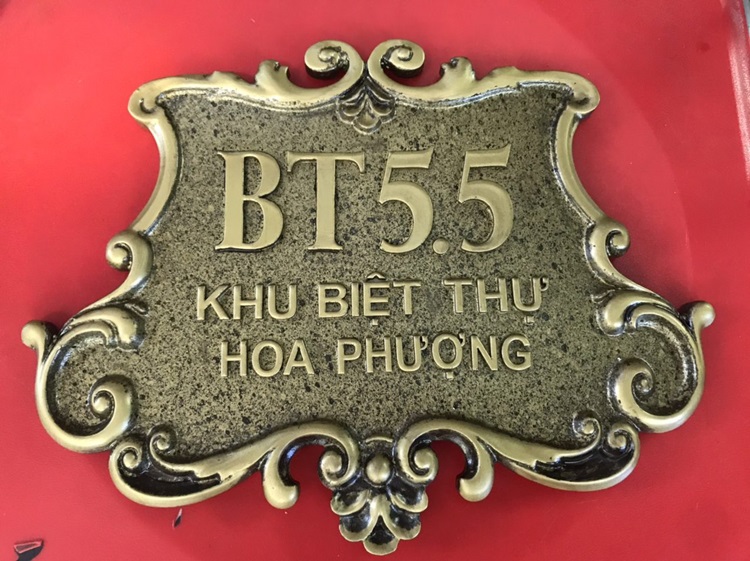 Làm biển số nhà