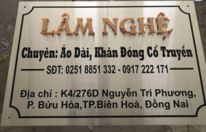 Bảng hiệu inox