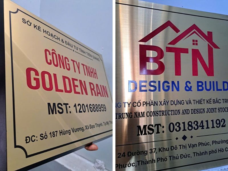 Kinh nghiệm làm bảng hiệu công ty chuyên nghiệp, nổi bật Làm bảng hiệu công ty